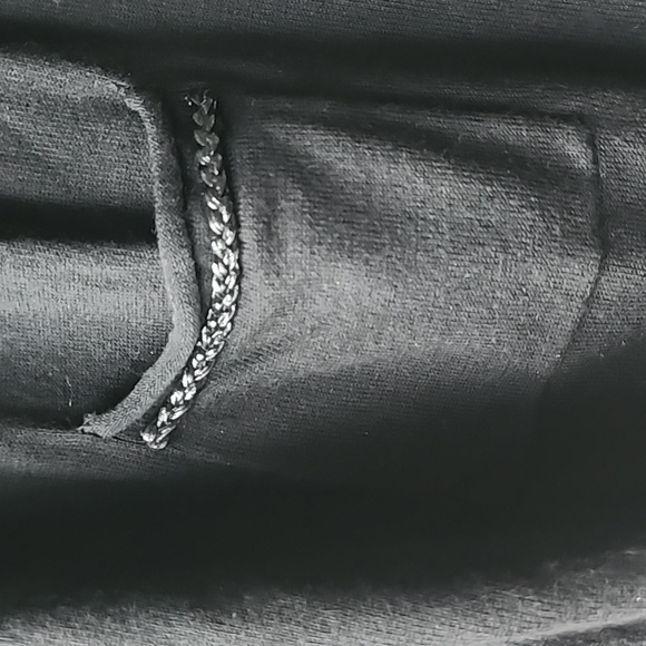 Kookai Braided Trim Fine Knit Button Up Cardigan - Picture 3 of 10